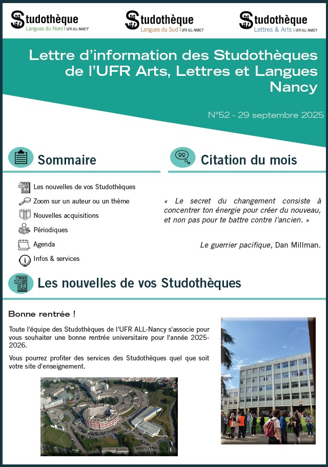 Lettre d'information n°52