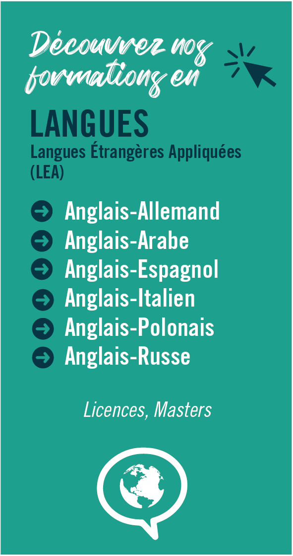 Cliquez ici pour découvrir les formations en Langues Étrangères Appliquées