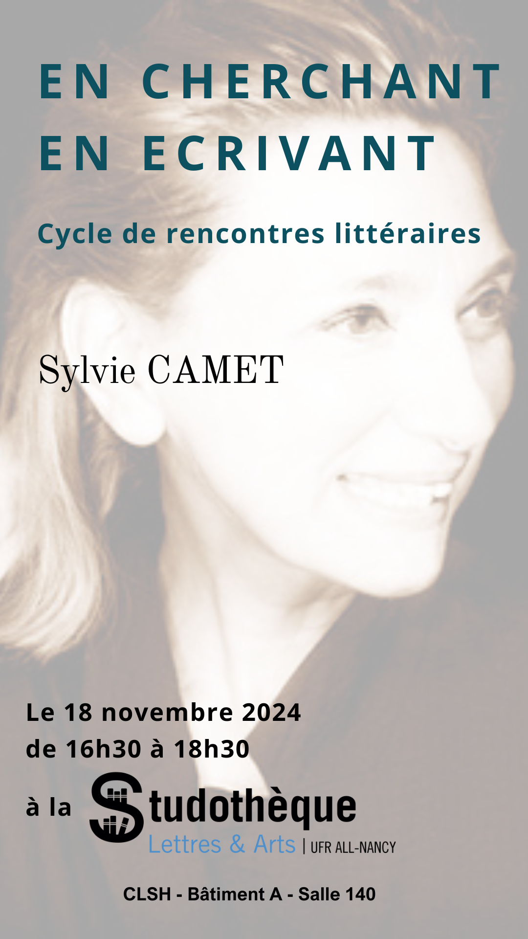 Rencontre littéraire - Sylvie Camet