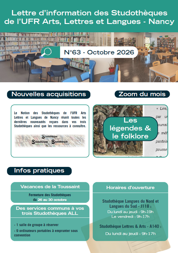 Lettre d'information n°63