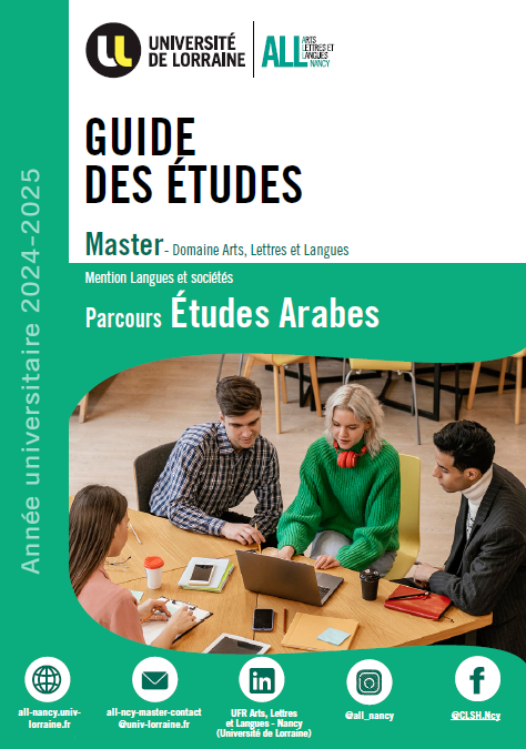 guide des études master études arabes